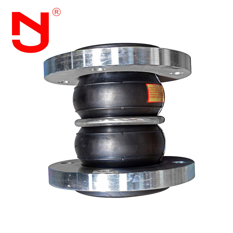 DN100 Conexão de articulação de expansão de borracha de esfera dupla em flange Tipo de expansão da articulação