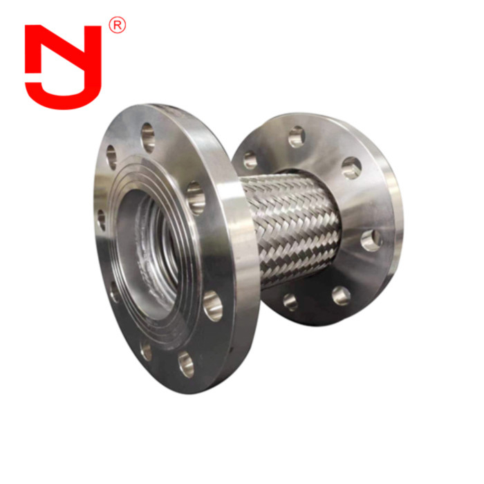 Conector flexível de tubos de tubulação de metal ondulado trançado com fio de aço inoxidável