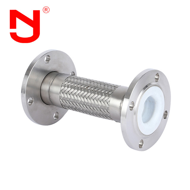 PTFE revestimento fio de aço inoxidável trançado mangueira corrugada de metal linhas flexíveis de gás