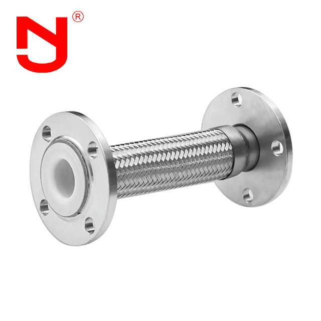 PTFE revestimento fio de aço inoxidável trançado mangueira corrugada de metal linhas flexíveis de gás