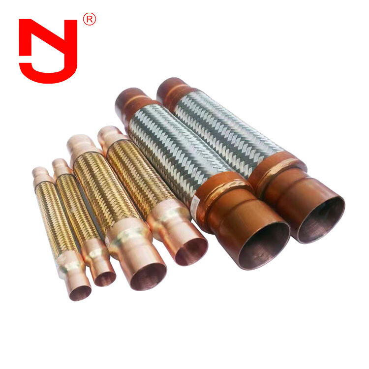 Conector de Tubo Flexível de Aço Trançado com Fio de Aço Inoxidável DN8~DN400 Mangueira Metálica Trançada Resistente à Corrosão