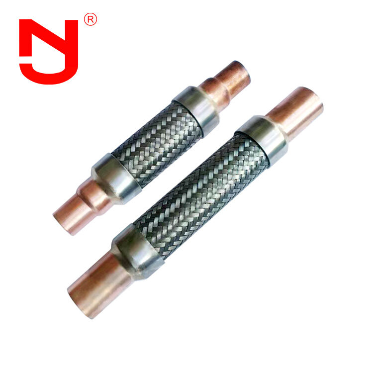Conector de Tubo Flexível de Aço Trançado com Fio de Aço Inoxidável DN8~DN400 Mangueira Metálica Trançada Resistente à Corrosão