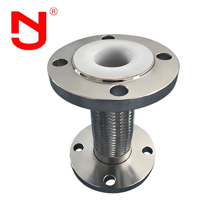 PTFE revestimento tubo de aço flexível mangueira de metal corrugada mangueira de gás flexível