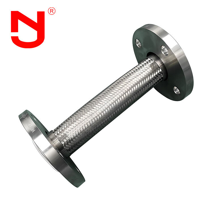 PTFE revestimento tubo de aço flexível mangueira de metal corrugada mangueira de gás flexível