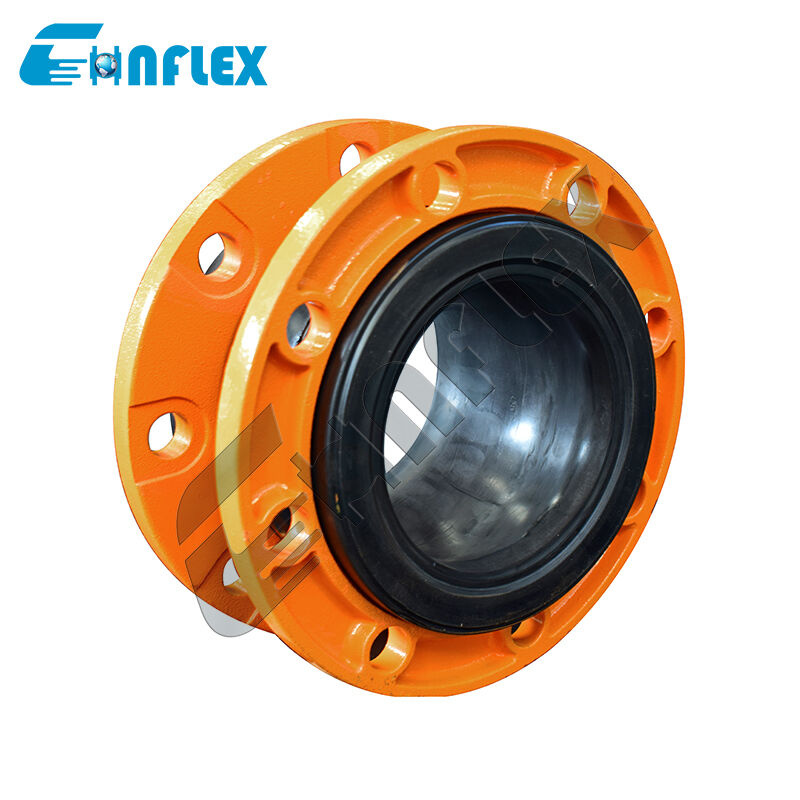 Junção flexível de borracha de flange EPDM: tubulações resistentes à corrosão para águas residuais e instalações de tratamento de águas