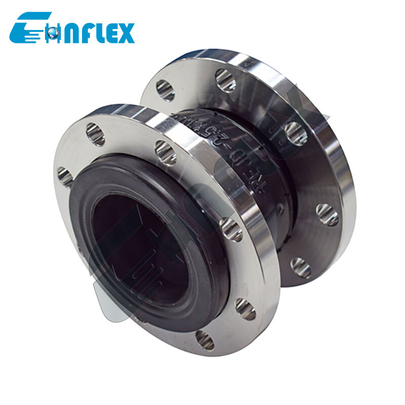 Acopladora flexível de embutidos revestida com PTFE premium: juntas de expansão injetadas de fluoroplástico à prova de intempéries para meios perigosos