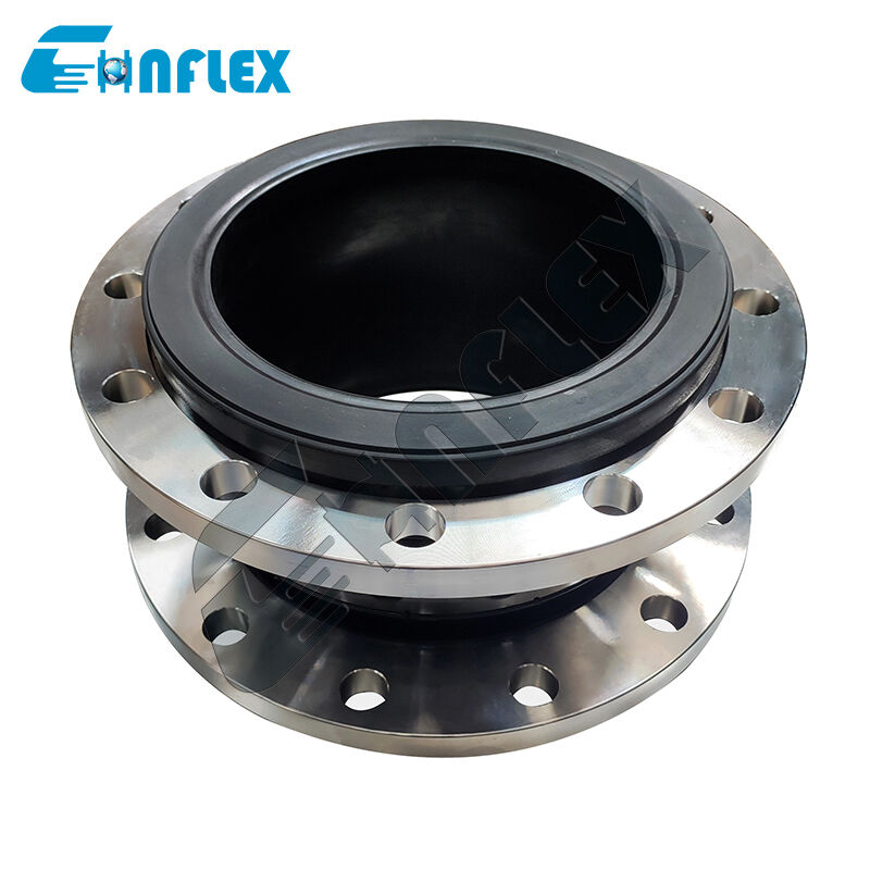 Bellows de expansão revestidos de PTFE a alto vácuo: conector de borracha de fluoropolímero reforçado para sistemas de pressão negativa