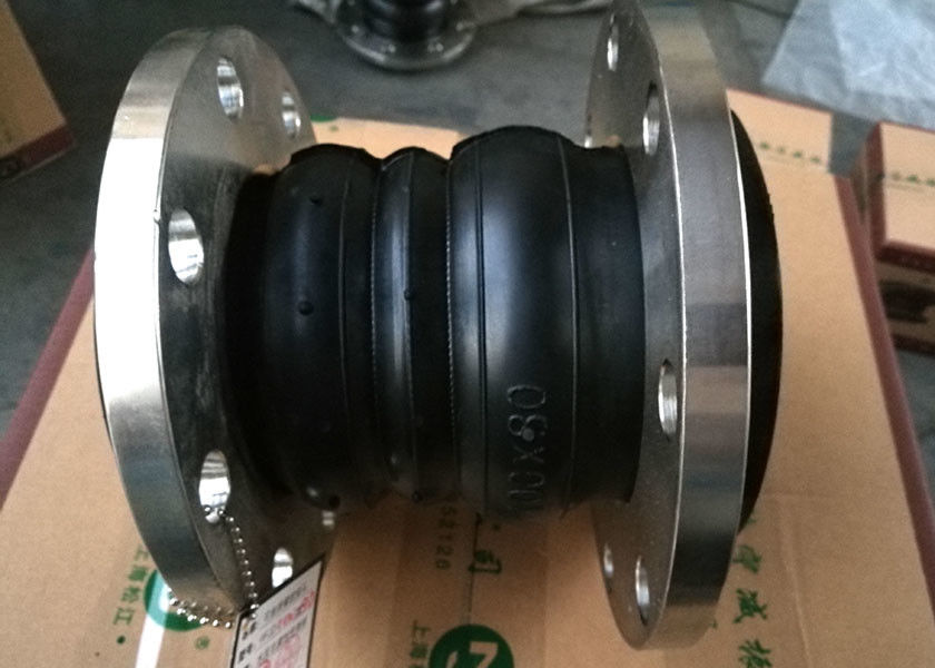 Conector comum da esfera gêmea, de borracha flexível de borracha 0.6-2.5MPa do acoplamento da tubulação