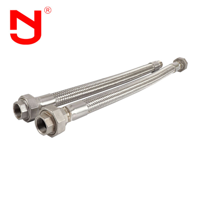 Acero inoxidável fio trançado flexível mangueira metálica União Tipo Metal trançado água flexível