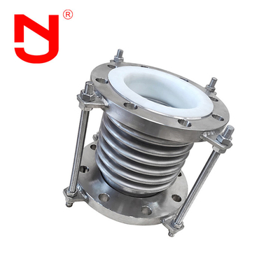Junta de expansão de metal SS316 Resistente a altas temperaturas PTFE revestido Bellows Metal