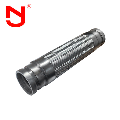 Conector de tubo trançado de metal soldado conector de tubo trançado de metal ranhura