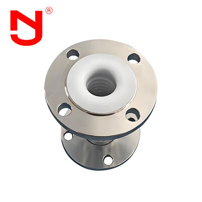 Tubo flexível metálico corrugado trançado com fio de aço inoxidável e revestimento de PTFE DN8-DN400 para transferência de fluidos de alto desempenho