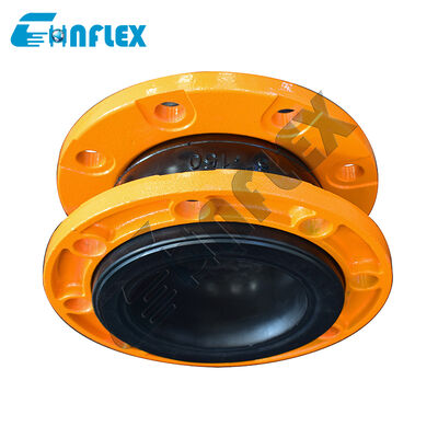Junção de expansão de borracha de flanges de alta pressão: conector de tubos flexíveis para sistemas de fluidos industriais