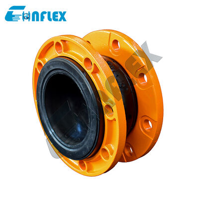 Acoplamento de acoplamentos de borracha de expansão térmica: compensador de movimento de tubulação multi-axial com flanges de aço carbono