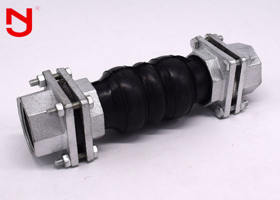 Conexão fêmea comum da esfera gêmea, flexível flexível de borracha da junção de expansão do fole