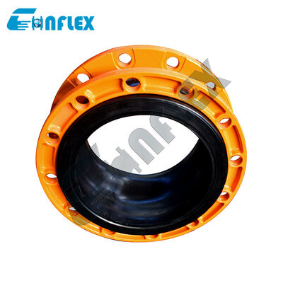 Conector de tubos flexíveis revestidos de PTFE: tubos de transporte de fluidos corrosivos de alta temperatura com flanges de aço