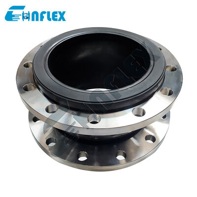 Bellows de expansão revestidos de PTFE a alto vácuo: conector de borracha de fluoropolímero reforçado para sistemas de pressão negativa