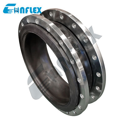 JIS 10K Pressure Rating Flanged Rubber Expansion Joint: Precision-Engineered Shock Absorbing Bellows for Marine Pipelines
