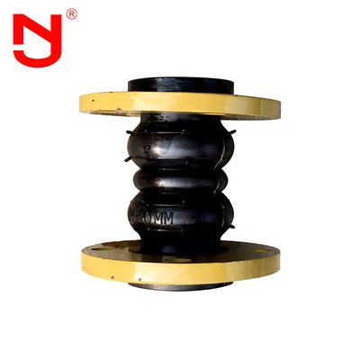 Junção de expansão de borracha de flutuação da esfera dobro da flange