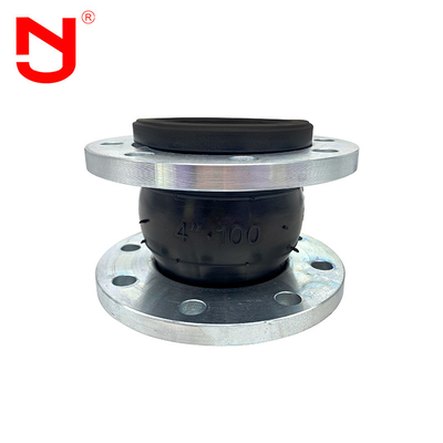 Tipo de borracha da flange do conector do fole da junção de expansão da única esfera flexível de Epdm