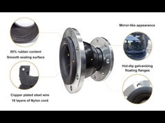 Junção de expansão de borracha reduzida